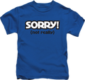 Youth Blue Sorry Shirt product image 1
