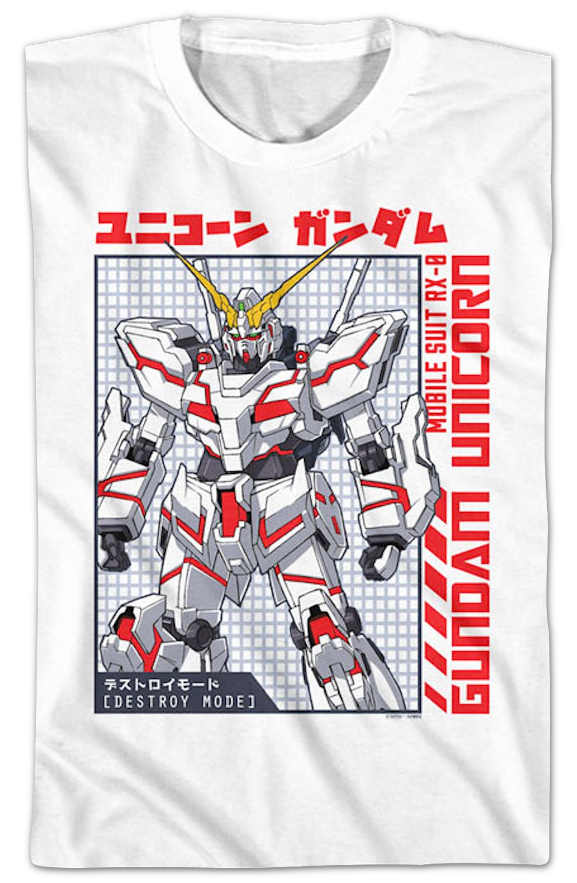 Youth Mobile Suit Gundam Unicorn Shirt product image 2