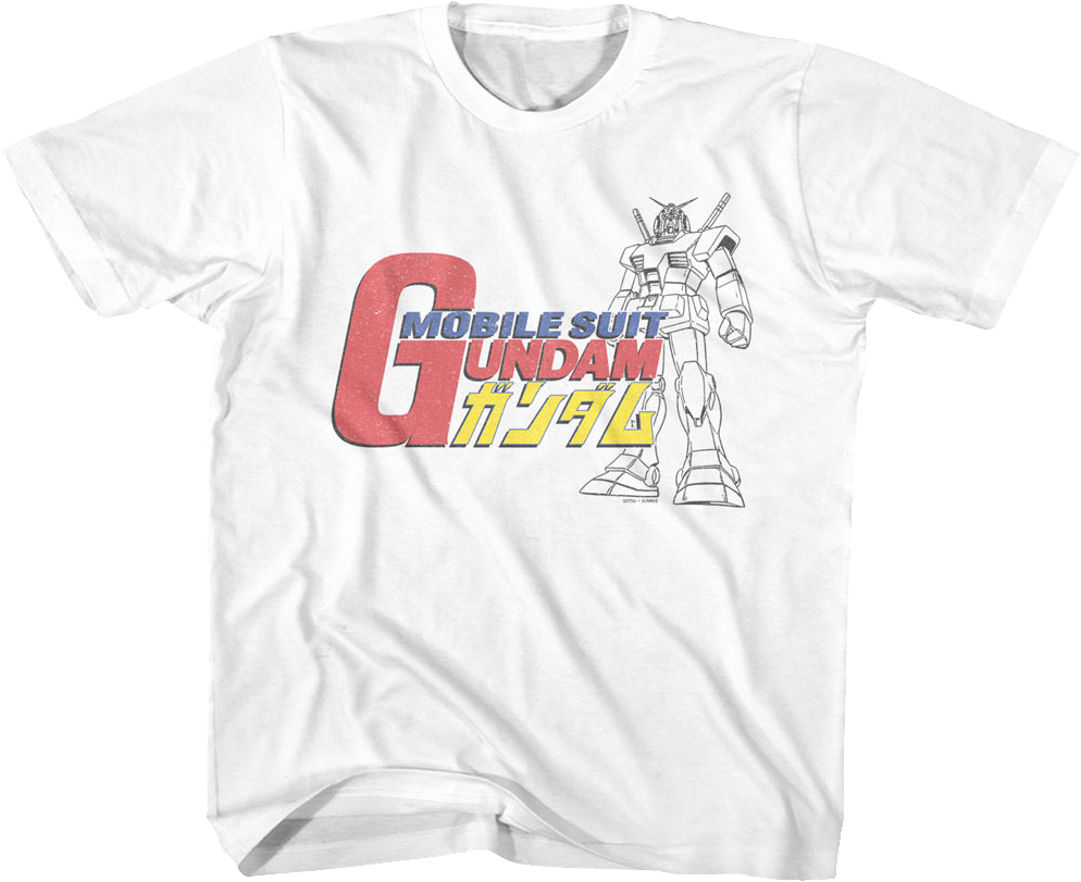 Youth RX-78-2 Sketch Gundam Shirt product image 1
