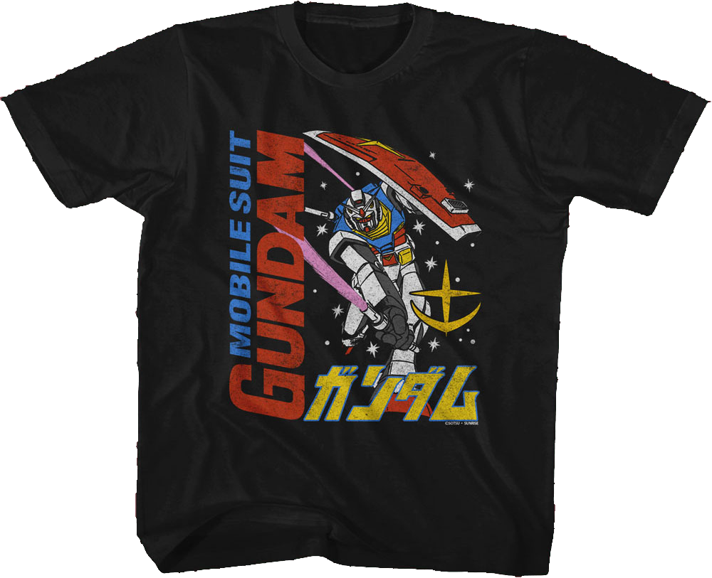 Youth Vintage Mobile Suit Gundam Shirt product image 1