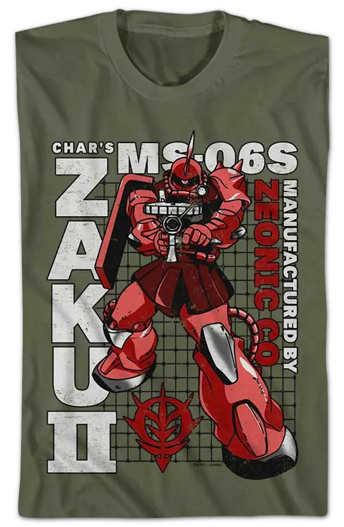 Zaku II Gundam T-Shirt product image 2