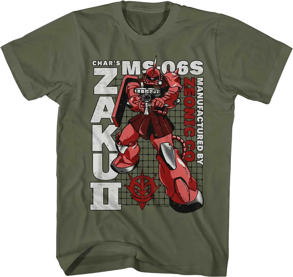 Zaku II Gundam T-Shirt product image 1